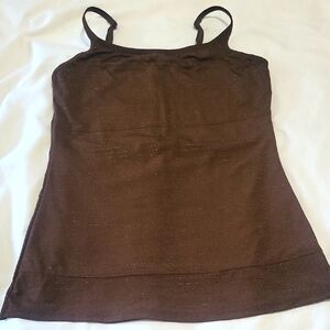 Tummy Control Cami With Gold Threading